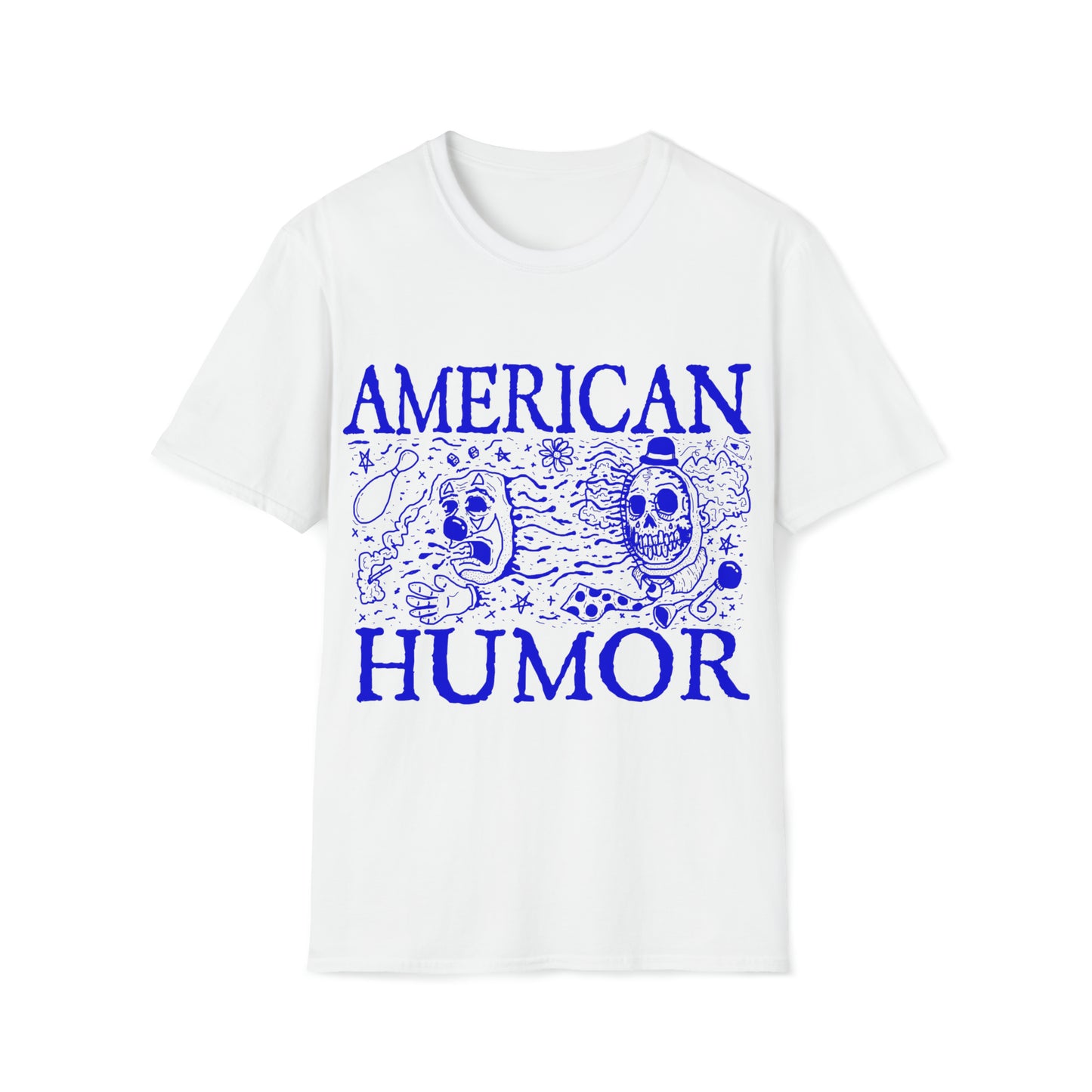 Clown T-shirt (Blue Ink)